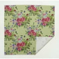 thumbnail image 6 of "S4Sassy Beige Leaves & Peony Floral Holiday Parties Cloth Table Linen Re-Usable Dinner Napkins Set 20 x 20""(Pack of 6)", 6 of 8