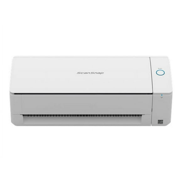 Ricoh ScanSnap iX1300 Compact Wireless or USB Double-Sided Colour Document, Photo & Receipt Scanner with Auto Document Feeder and Manual Feeder for Mac or PC, White