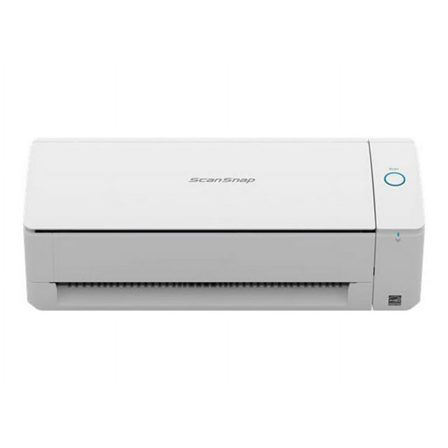 Ricoh ScanSnap iX1300 Compact Wireless or USB Double-Sided Colour Document, Photo & Receipt Scanner with Auto Document Feeder and Manual Feeder for Mac or PC, White
