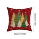 thumbnail image 3 of Decoraciones navideñas, adornos navideños, regalos navideños. Funda de almohada navideña de 45 x 45 cm. Decoración navideña. Funda de almohada de poliéster para decoración del hogar., 3 of 6