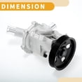 thumbnail image 4 of Bomba de agua para Mini Cooper R50 R53 1.6L 2001-2006 No.11517513062, 4 of 6