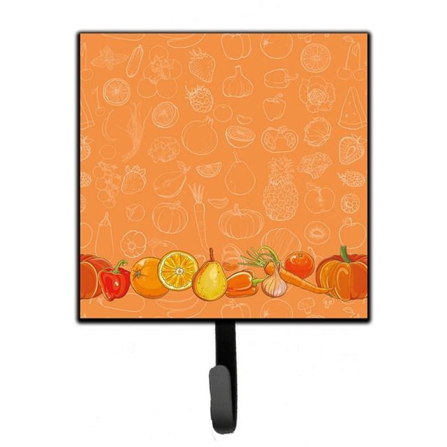 Fruits & Vegetables in Orange Leash or Key Holder
