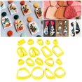 thumbnail image 1 of 18 Pieces Plastic Polymer Clay Cutters Earring Making Kit Shapes Kids Molds, 1 of 7