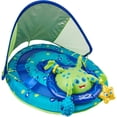 thumbnail image 3 of SwimWays 9 to 24 Months Inflatable Baby Spring Pool Float Activity Center w/ Adjustable UPF 50 Sun Canopy & Toys, Blue/Green, Octopus, 3 of 9