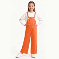 thumbnail image 6 of Children's Overalls, Solid Color Pocket Jumpsuit for Medium to Large Kids 2-15Y, Casual Comfortable Denim Style for School and Daily Wear., 6 of 6