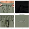 thumbnail image 6 of Women’s 5” Fishing Hiking Quick Dry Cargo Shorts with Zipper Pockets UPF 50+ Water Resistant Summer Casual Shorts FP04W, 6 of 7