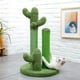 thumbnail image 4 of Rascador de gato de Cactus con cuerda de Sisal de Catnip, de muebles, de rascador de con poste de 3 pilares, 4 of 9