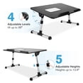 thumbnail image 3 of Laptop Desk for Bed,Adjustable with Cooling Fan, Bed Table Tray Laptop Stand for Reading and Writing,Black, 3 of 7