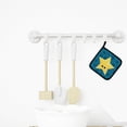 thumbnail image 3 of Weather Night Star Face Pair of Pot Holders, 3 of 3