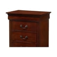 thumbnail image 6 of Glory Furniture Louis Phillipe 3 Drawer Nightstand in Cherry, 6 of 6