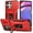 Red, variant on TYJKeJi Case with Stander Kickstand Drop Resistant Shockproof Case For Moto G Power 2025 For Motorola g power 2025