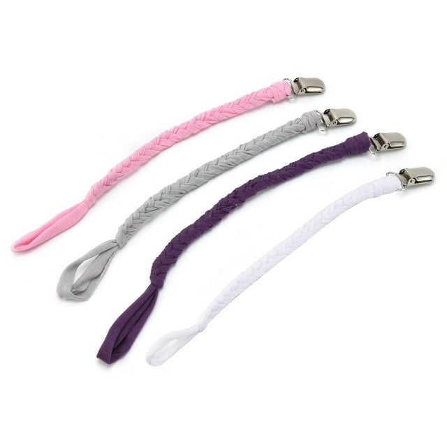 Clip para chupete para niño y niña, Clip para chupete de bebé, fundas para correas para chupete, Clip largo para chupete, funcionalidad inteligente Jadeshay A
