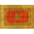 thumbnail image 1 of Ahgly Company Indoor Rectangle Medallion Yellow Traditional Area Rugs, 3' x 5', 1 of 4