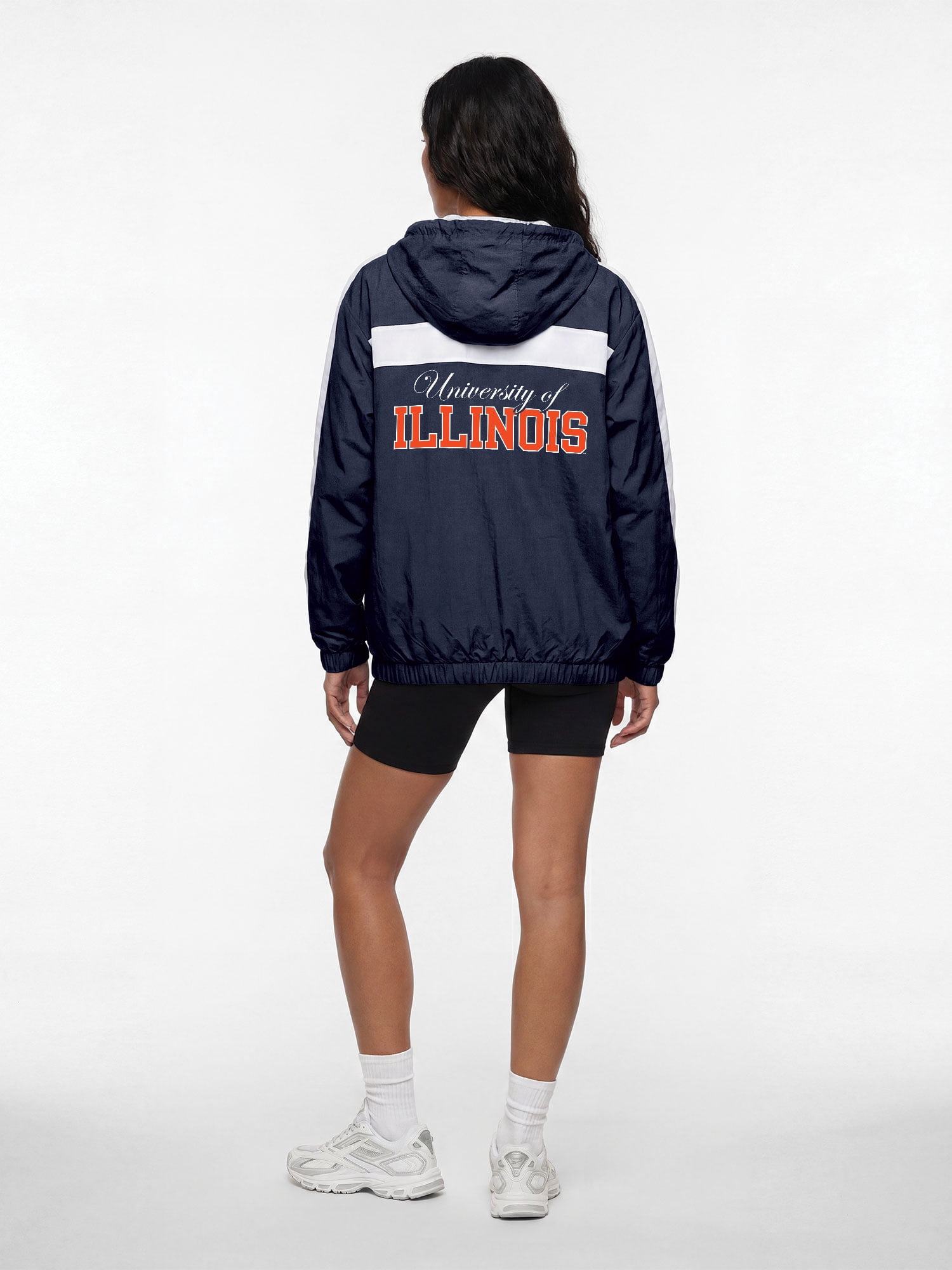 Illinois Fighting Illini Reebok Womens Colorblocked Full Zip Jacket