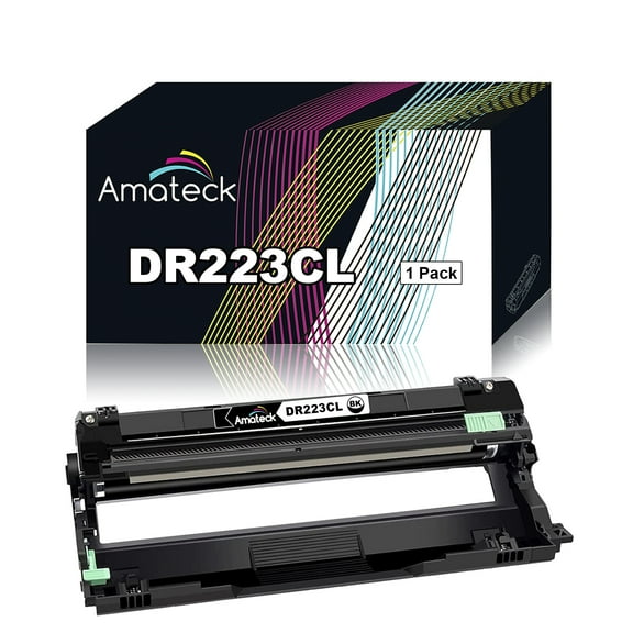 Amateck Compatible Drum Unit Replacement for Brother DR223CL Black 1 Pack for HL-L3210CW, HL-L3230CDW, HL-L3270CDW, HL-L3290CDW, MFC-L3710CW, MFC-L3750CDW, MFC-L3770CDW