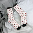 thumbnail image 5 of Yiaed cute cat hearts Print Great elasticity Crew Socks Sports socks for Men and Women, 5 of 6