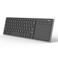 thumbnail image 1 of CZUR Rechargeable Bluetooth Keyboard with Touchpad, Portable Computer Keyboard with Trackpad, Wireless Ultra Slim Keyboard for PC/Laptop/Tablet/Phone/Smart TV, 1 of 8