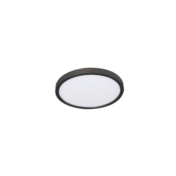 EGRF12LAJD5BK AFX Edge Round - 22W 1 LED Flush Mount-0.75 Inch Tall and 12 Inch Wide-Black Finish