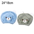 thumbnail image 2 of 2 gorros de toalla para el cabello de secado rápido para niños,Toalla para el cabello con turbante de secado rápido para niños,Gorro para secar el cabello, 2 of 5