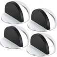 thumbnail image 1 of 4pcs Door Stops, Floor Self-adhesive (brushed Stainless Steel), 1 of 2