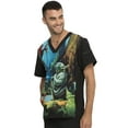 thumbnail image 7 of Tooniforms Scrubs Top for Men V-Neck Plus Size TF708, 2XL, Jedi Master I Am, 7 of 7