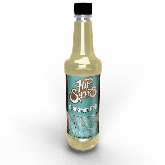 Hip Syrups Cinnamon Roll Sugar Free Simple Syrup, 25.4 fl oz