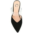 thumbnail image 5 of Journee Womens Ollie Mules Low Stiletto Pointed Toe Pumps, 5 of 10