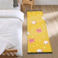 thumbnail image 3 of Yayeee Runner Rug for Bedroom 2'x6' Machine Washable Hallway Non Slip Mat, White Stars, 3 of 8