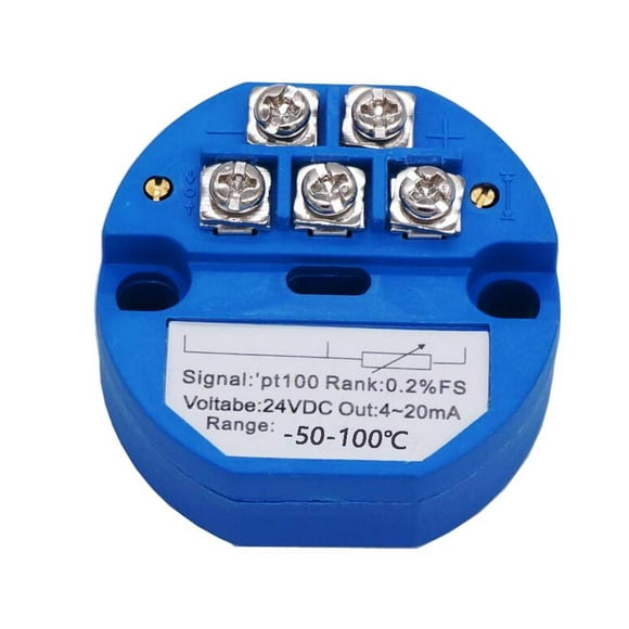 Sensor de Temperatura PT100 Celsius TWTADE Transmisor Aislado Módulo Grados 4-20MA