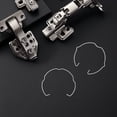 thumbnail image 2 of Lamp Retaining Spring Clip Rings Silver 6Pcs 2.01X1.89X0.08In, 2 of 8