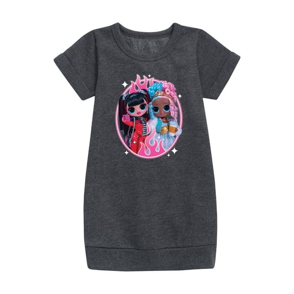 LOL OMG! Fashion Dolls - Sweet & Spicy Babes - Toddler & Youth Girls Fleece Dress
