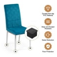 thumbnail image 3 of Uxcell 20 Pack 0.98 x 0.98 Inch Square Furniture Leg Caps, Chair Leg Floor Protector, 3 of 6