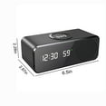 thumbnail image 1 of Herunwer 6-in-1 Wireless Charging Bluetooth Speaker with Digital Clock, Alarm, and Temperature Display, 1 of 9