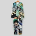 thumbnail image 6 of My Hero Academia Unisex Onesie Pajamas Zipper Jumpsuit Hooded One Piece Sleepwear for Family Mens Womens, 6 of 8