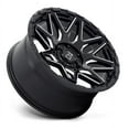 thumbnail image 2 of Black Rhino Shockwave 20X12 8X170 -44Et 78.1Cb Gloss Black With Milled Spokes Wheel, 2 of 3
