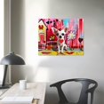 thumbnail image 4 of Orinice  Abstract Chihuahua Dog Art Print - Jean Michel Basquiat inspired style pop art wall decor - Sizes  16x12in, 4 of 6