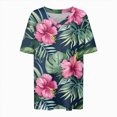 thumbnail image 6 of TOWMUS Womens T-Shirts V Neck Short Sleeve Summer Tops Women Casual Print Shirts for Women, 6 of 6