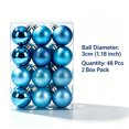thumbnail image 3 of Dmlowu 48Pcs Christmas Tree Decorations, Shatterproof Christmas Ball Ornaments with Hanging Strings, Christmas Decorations for Tree Xmas Holiday Party, 3 of 6