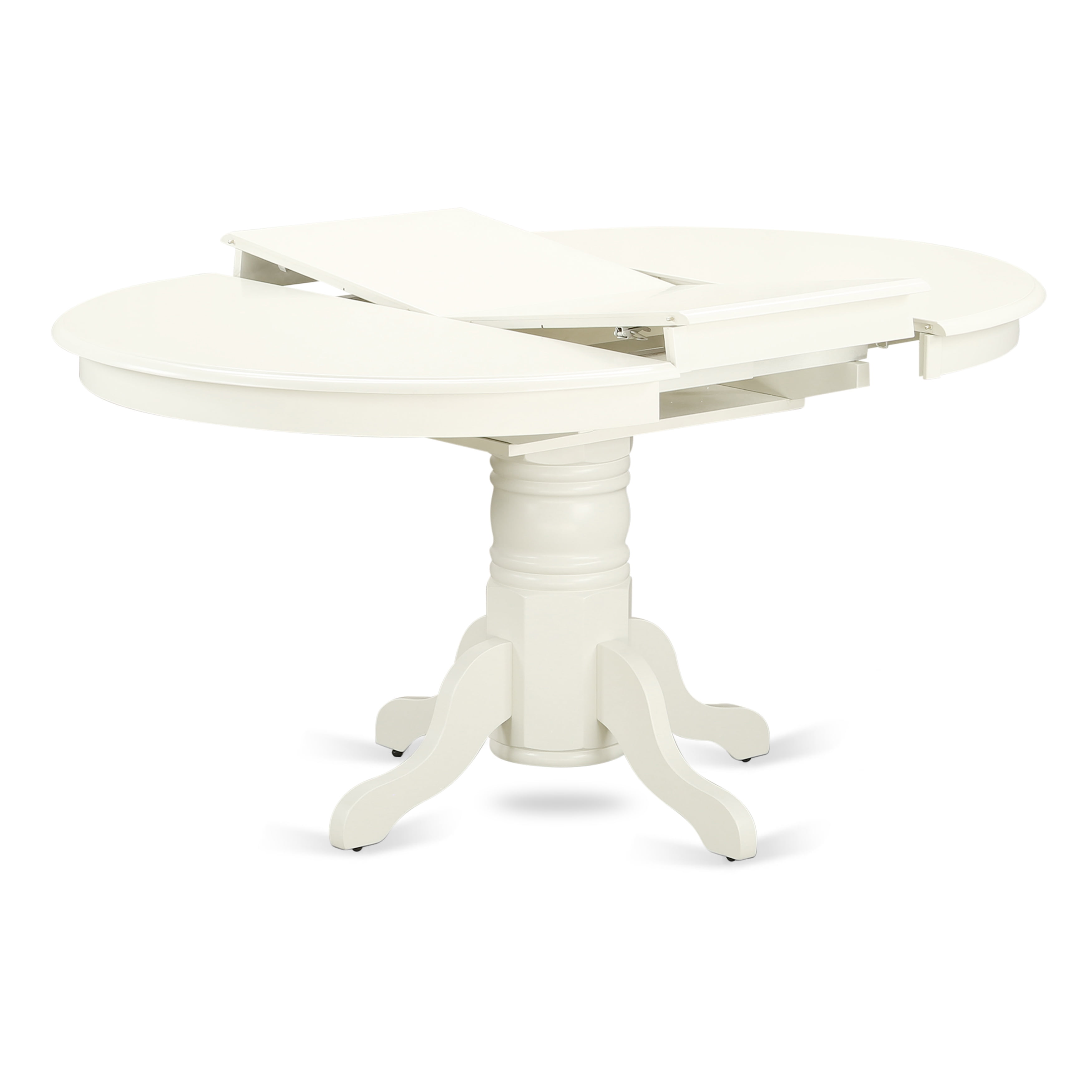 East West Furniture Dining Table Linen White, AVT-LWH-TP