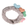 thumbnail image 5 of Unique Bargains Fashion Cute Plush Heart-shaped Headwrap for Women 7.87"x2.36" Dark Gray, 5 of 5