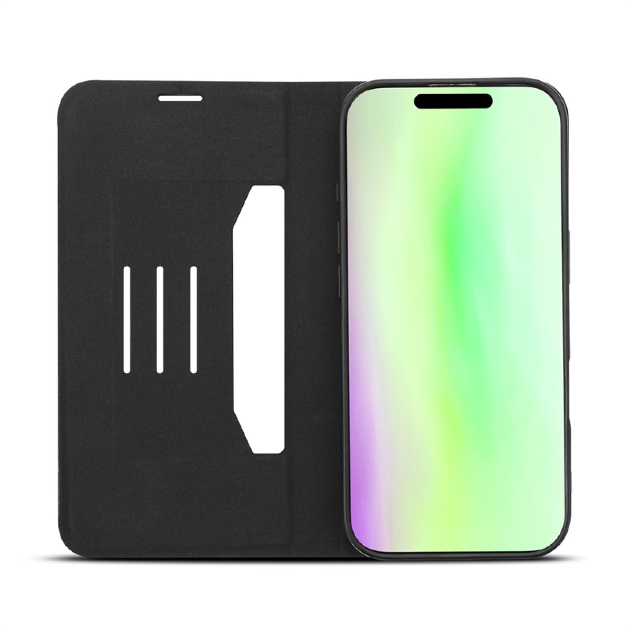5 in 1 Bundle compatiable with iPhone 17 Executive Protection Trio – Wallet Case + Privacy Tempered Glass (3-Pack) + Camera Lens Protector