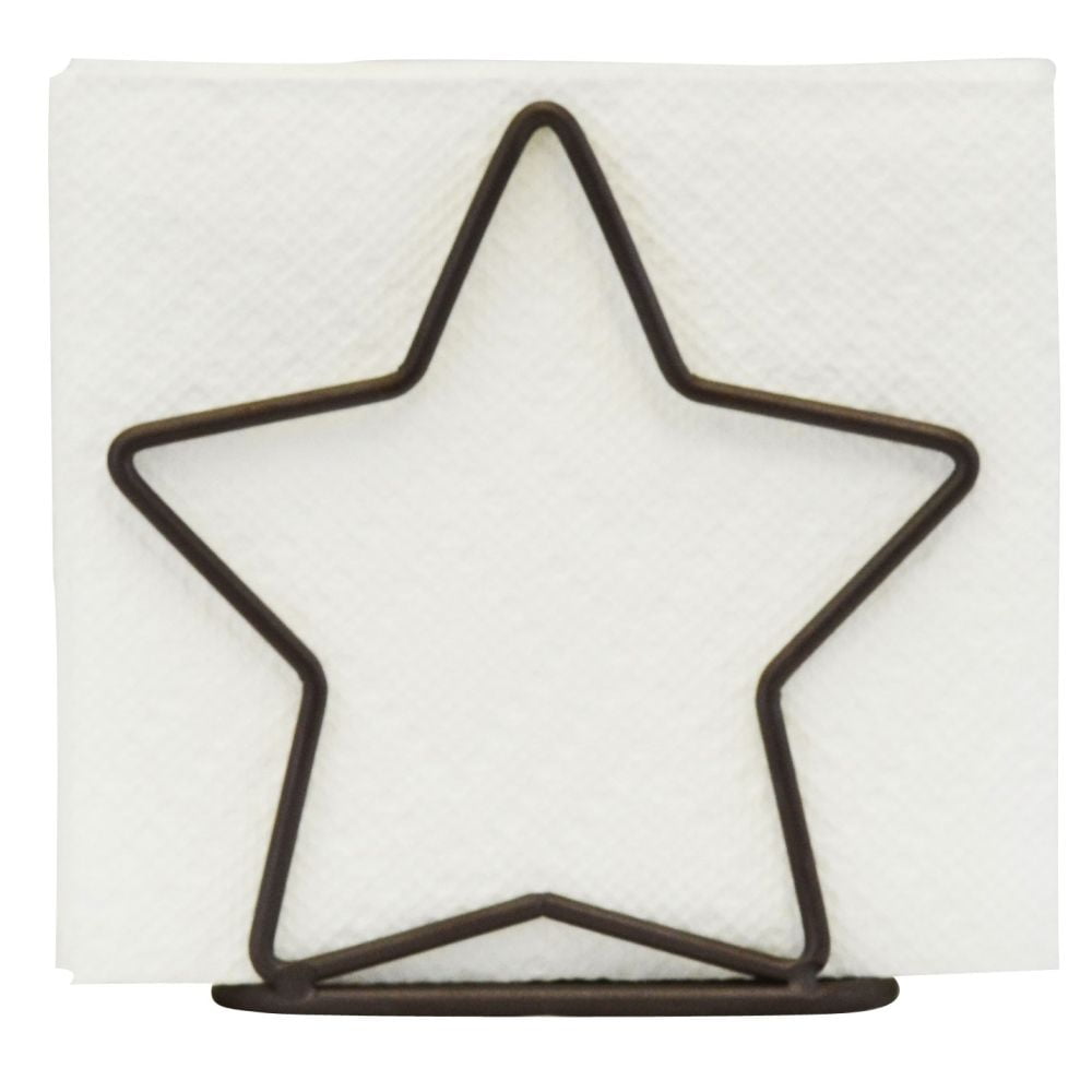 Star Napkin Holder Bronze