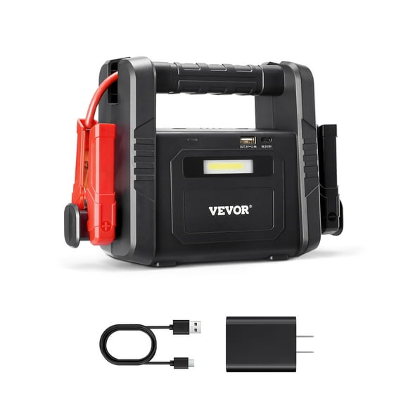 VEVOR Car Jump Starter 4000A Booster Jumper Box 88.8Wh Portable Lithium Battery Pack