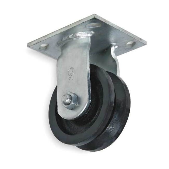 Manufacturer Varies Plate Caster,Rigid,Iron,5 5/8"H 1NWB3