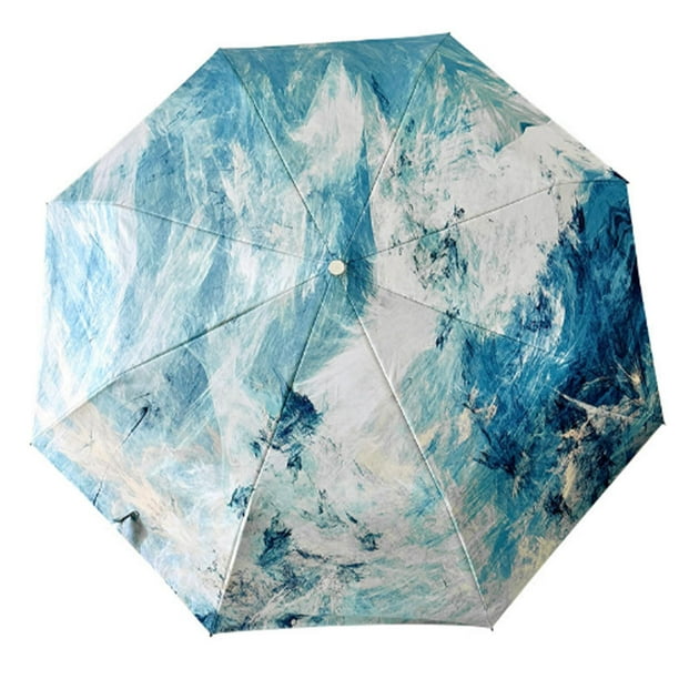 Paraguas automático práctico, ligero, moderno y versátil para viajes. 99cmx62cm