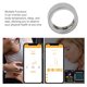 thumbnail image 3 of Anillo Inteligente de Salud Ritmo Cardíaco Temperatura Corporal Monitorización del Sueño Registro de Pasos Pulsera Deportiva con Estuche Cargador para Mujeres y Hombres ANGGREK  Otros, 3 of 8