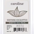 thumbnail image 5 of Carolina Candle Soothing Eucalyptus 2.46 oz Wax Melt, Aromatherapy, 6 Cube, White, 5 of 5
