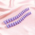 thumbnail image 3 of Press On Nails JOYVVEW Lilac Short Almond con pegamento, 30 unidades, 3 of 7