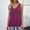 Purple, variant on Women's Solid V-Neck Sleeveless Knit Sweater Tank Top Casual Layering Summer Top