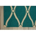 thumbnail image 4 of Nourison Portico Geometric Aqua 10' x 13' Area Rug, (10x13), 4 of 6